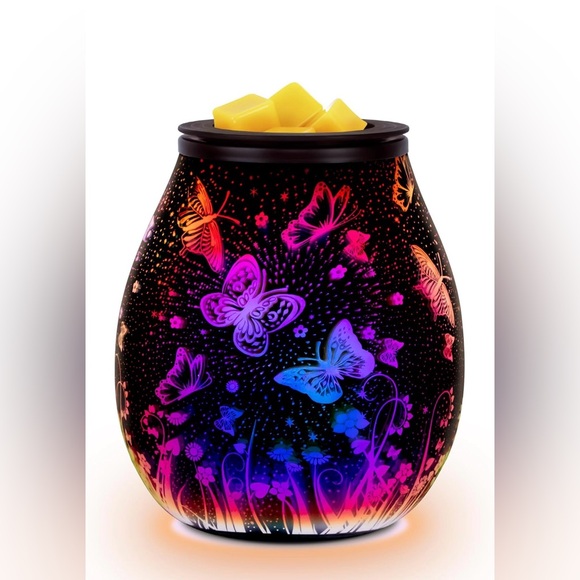 Butterfly Design Electric Warmer NWT for Wax Cubes & Tarts - Picture 1 of 5
